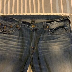 True Religion Ricky Giant Big T Jeans men's waist 42